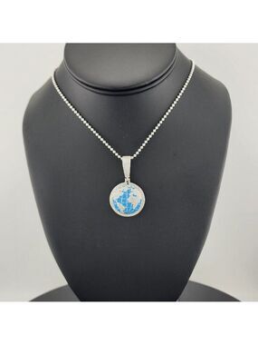 Sterling Silver 925 "The World Is Yours" Globe Necklace – Inspirational Pendant